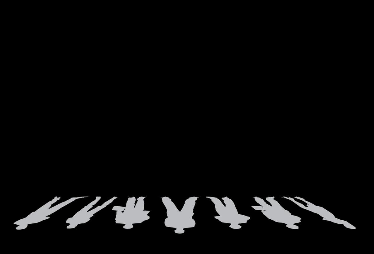 ASSK logo ar biznesa silueta figūru rindu