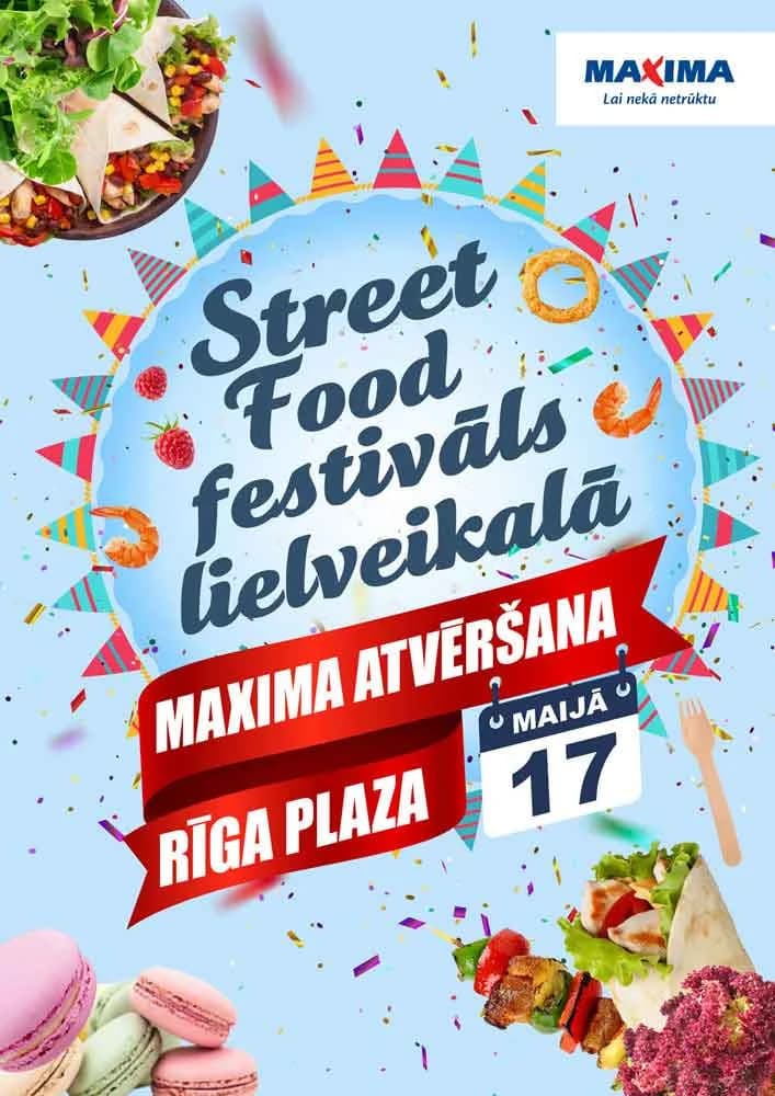 Maxima mazumtirdzniecības kampaņas vizuālā koncepcija