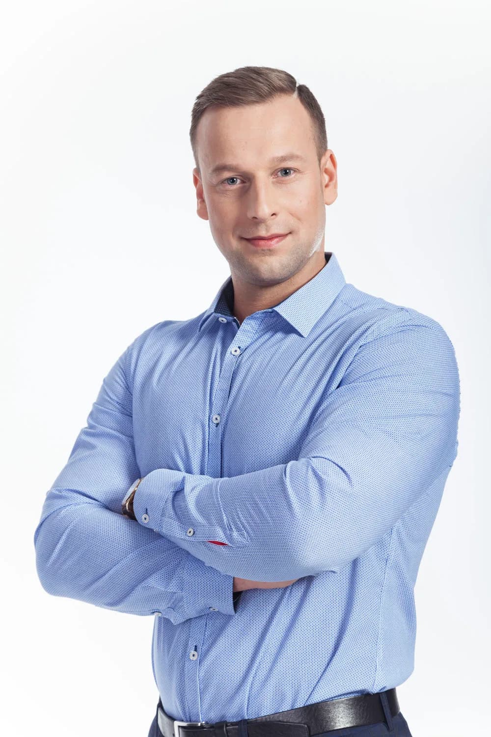 Vīriešu portretu fotosesija Rīgas studijā, 14. foto