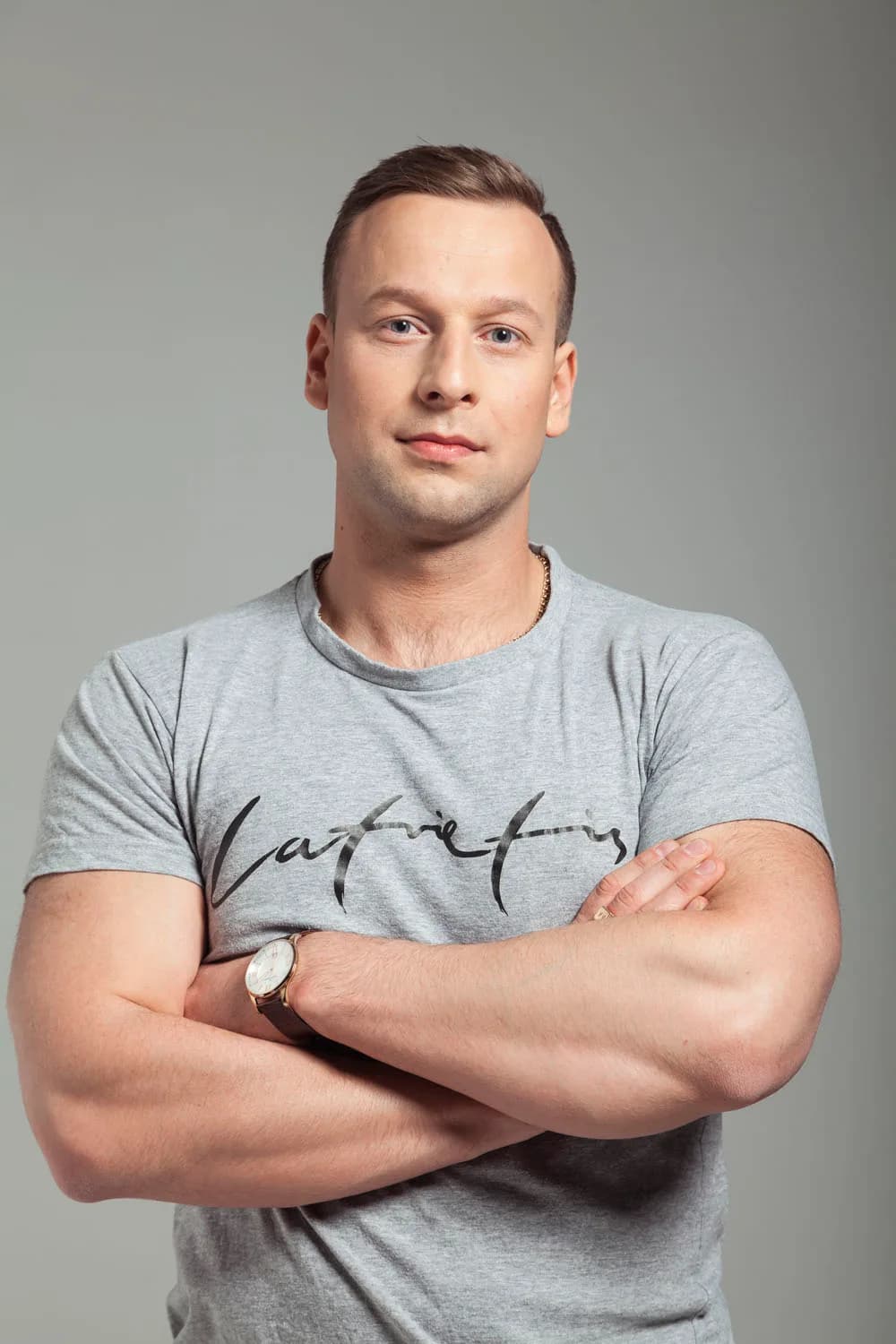 Vīriešu portretu fotosesija Rīgas studijā, 16. foto
