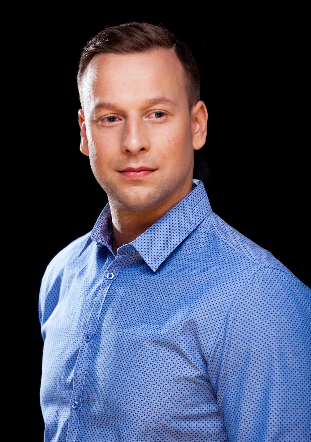 Vīriešu portretu fotosesija Rīgas studijā, 23. foto