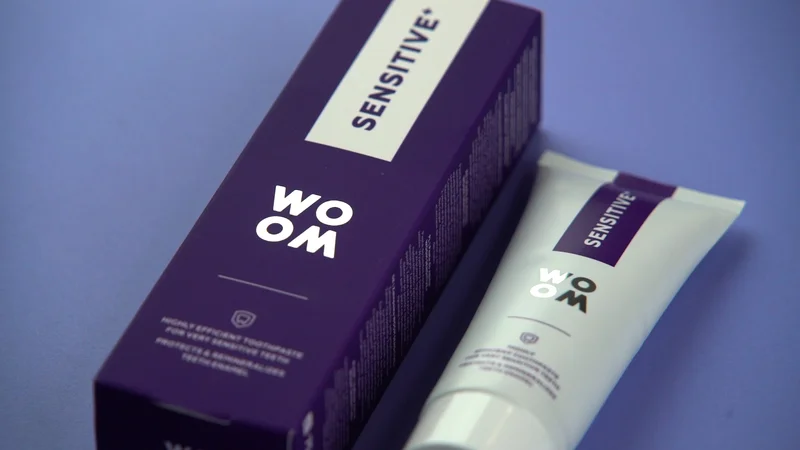 Woom Sensitive+ zobu pastas produkta video