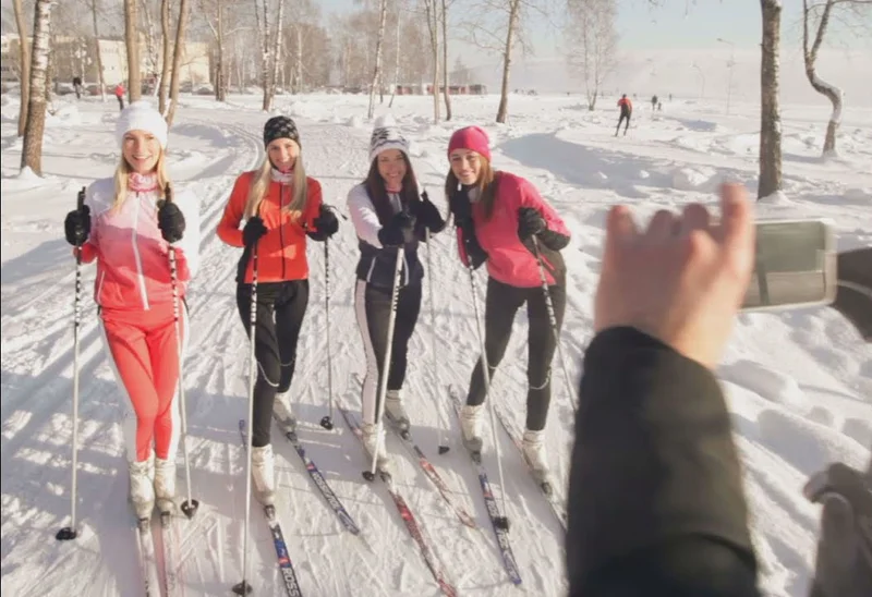 Riga winter and recreation parks promotional video