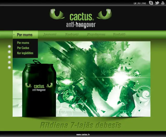 Cactus website screenshot