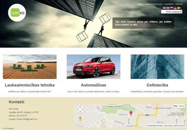 Leroko website screenshot