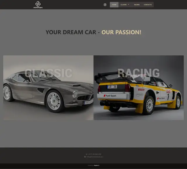 Norman Auto website screenshot